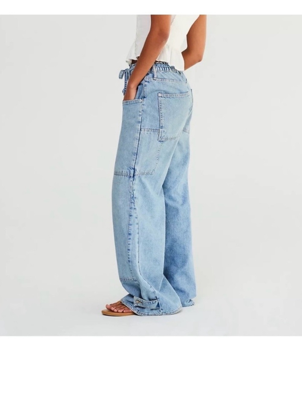 NWT We the Free crvy Outlaw jeans Sz large - Picture 3 of 10